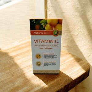 Natural Chemist Vitamin C Rejuvenating Facial Serum With Collagen NEW